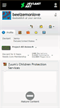Mobile Screenshot of beelzemonlove.deviantart.com