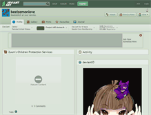 Tablet Screenshot of beelzemonlove.deviantart.com