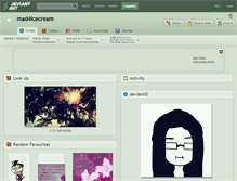 Tablet Screenshot of mad4icecream.deviantart.com