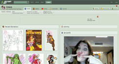 Desktop Screenshot of crows.deviantart.com