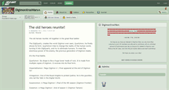 Desktop Screenshot of digimonxroswars.deviantart.com