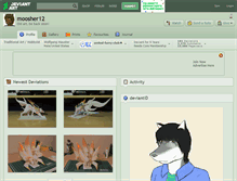 Tablet Screenshot of moosher12.deviantart.com