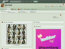 Tablet Screenshot of kitty-kayan.deviantart.com