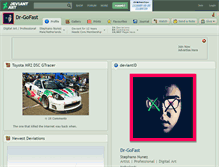 Tablet Screenshot of dr-gofast.deviantart.com