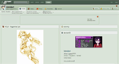 Desktop Screenshot of kimidori.deviantart.com