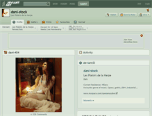Tablet Screenshot of dani-stock.deviantart.com