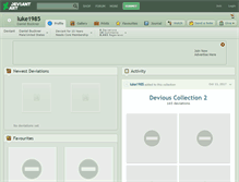Tablet Screenshot of luke1985.deviantart.com