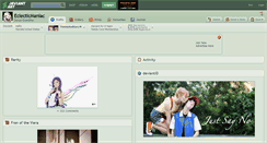Desktop Screenshot of eclecticmaniac.deviantart.com