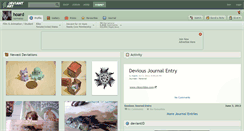 Desktop Screenshot of hoard.deviantart.com