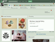 Tablet Screenshot of hoard.deviantart.com