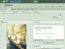 Tablet Screenshot of dobroniega.deviantart.com