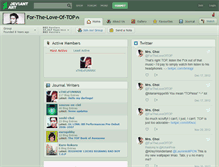 Tablet Screenshot of for-the-love-of-top.deviantart.com