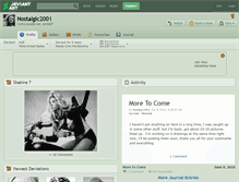 Tablet Screenshot of nostalgic2001.deviantart.com