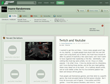 Tablet Screenshot of insane-randomness.deviantart.com