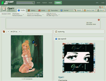 Tablet Screenshot of opal-i.deviantart.com