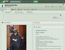 Tablet Screenshot of darkest-anime-fan.deviantart.com
