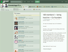 Tablet Screenshot of emmetxingo-fc.deviantart.com