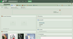Desktop Screenshot of krismanda.deviantart.com