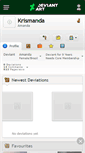 Mobile Screenshot of krismanda.deviantart.com