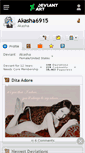 Mobile Screenshot of akasha6915.deviantart.com