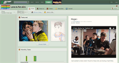 Desktop Screenshot of love-is-for-all.deviantart.com