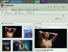 Tablet Screenshot of mikaela96gr.deviantart.com