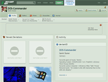 Tablet Screenshot of dos-commander.deviantart.com