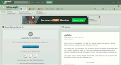Desktop Screenshot of h0rny-ang3l.deviantart.com