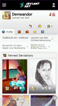 Mobile Screenshot of demeandor.deviantart.com