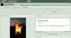 Desktop Screenshot of dreammrsandman.deviantart.com