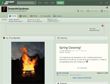 Tablet Screenshot of dreammrsandman.deviantart.com