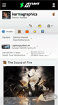 Mobile Screenshot of karmagraphics.deviantart.com