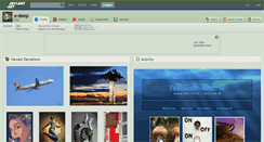 Desktop Screenshot of e-deep.deviantart.com