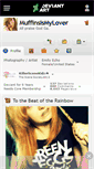 Mobile Screenshot of muffinsismylover.deviantart.com