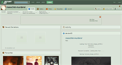 Desktop Screenshot of masochist-murderer.deviantart.com