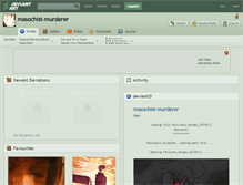 Tablet Screenshot of masochist-murderer.deviantart.com