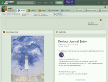 Tablet Screenshot of mirt.deviantart.com