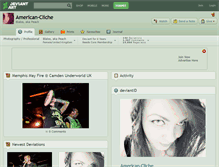 Tablet Screenshot of american-cliche.deviantart.com