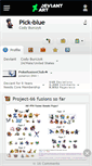 Mobile Screenshot of pick-blue.deviantart.com