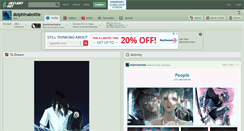 Desktop Screenshot of dolphinabottle.deviantart.com