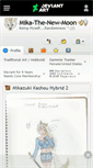 Mobile Screenshot of mika-the-new-moon.deviantart.com