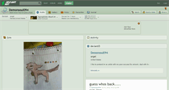 Desktop Screenshot of demonsoul094.deviantart.com