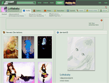 Tablet Screenshot of lolitababy.deviantart.com