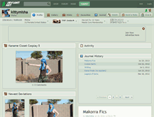 Tablet Screenshot of kittymisha.deviantart.com