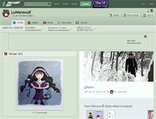 Tablet Screenshot of luwerewolf.deviantart.com