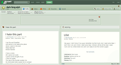 Desktop Screenshot of dark-fang-alph.deviantart.com