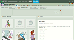 Desktop Screenshot of anime-luver-vixen.deviantart.com