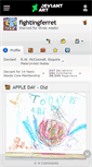 Mobile Screenshot of fightingferret.deviantart.com