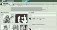 Desktop Screenshot of agameanx.deviantart.com