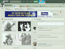 Tablet Screenshot of agameanx.deviantart.com
